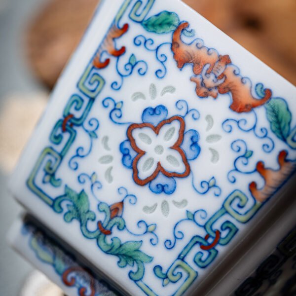 Luck has descended upon the Four Sided Cup of Entangled Branches - Orphan（Wood-Fired Kiln Firing）