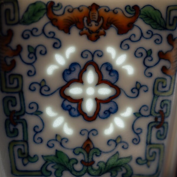 Luck has descended upon the Four Sided Cup of Entangled Branches - Orphan（Wood-Fired Kiln Firing）