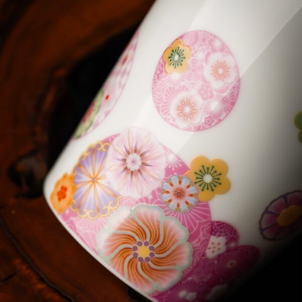 5-细节图 Pink Ball Flower Cola Cup