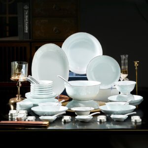 Golden Branch and Jade Leaf Tableware (36-Piece)