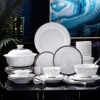 Brocade Blue Tableware