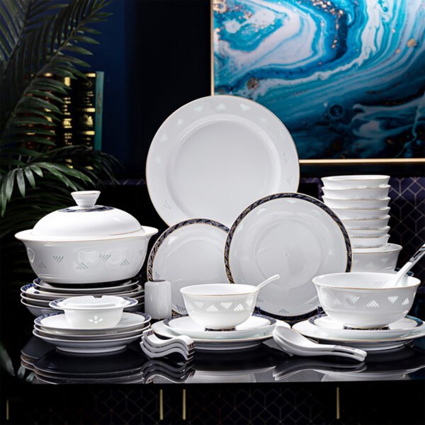 Brocade Blue Tableware