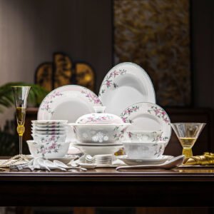 Blooming Courtyard Tableware
