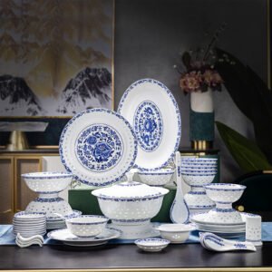 Plum and Cherry Blossom Tableware