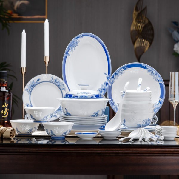 主图1 Clear Water Hibiscus Tableware