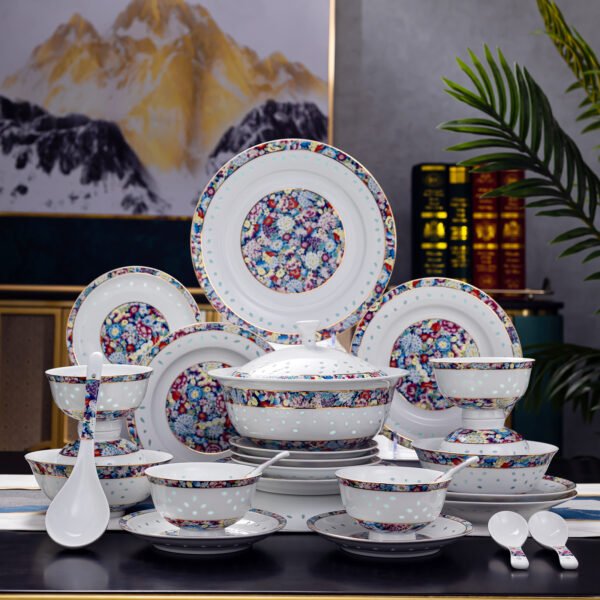 主图1 Ten Thousand Flowers Enamel Tableware