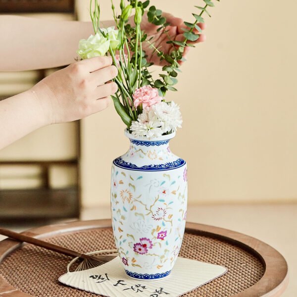 Butterfly and Flower Exquisite Vase