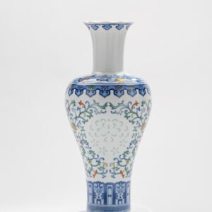 Flower and Butterfly Brocade Vase