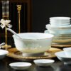 Golden Branch and Jade Leaf Tableware (36-Piece)