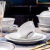 Brocade Blue Tableware