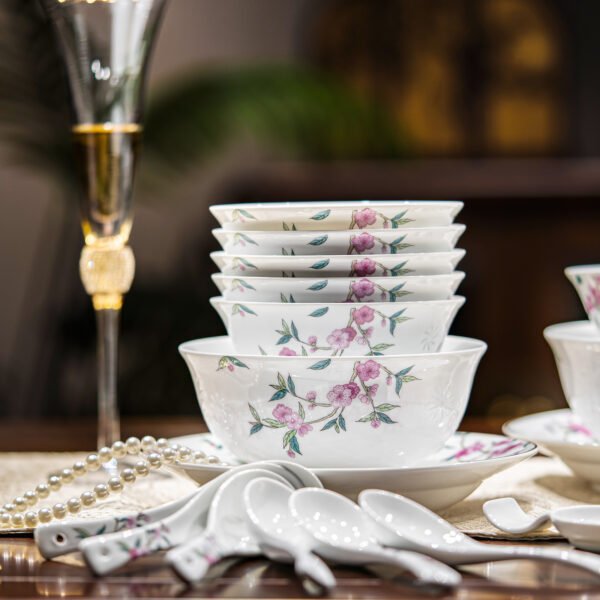 场景图2 Blooming Courtyard Tableware