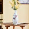 场景图2 Hand-Painted Underglaze Polychrome Mountain Garden Small Plum Vase