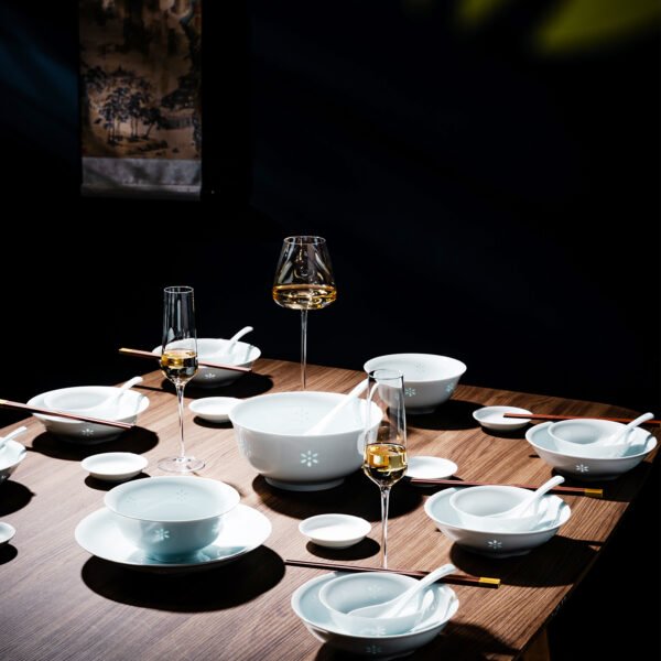 Jade Floral Language Tableware