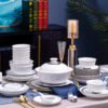 Brocade Blue Tableware