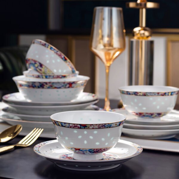 场景图3 Ten Thousand Flowers Enamel Tableware