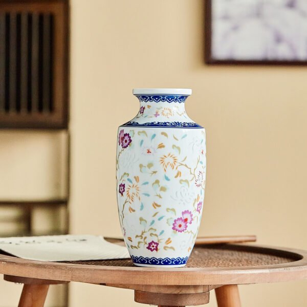 Butterfly and Flower Exquisite Vase