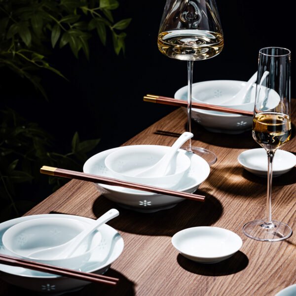 Jade Floral Language Tableware