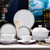 Brocade Blue Tableware