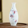 场景图5 Hand-Painted Underglaze Polychrome Mountain Garden Small Plum Vase