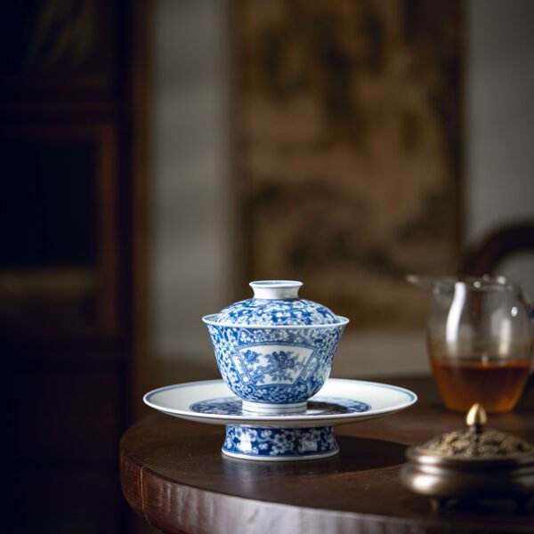 Window Opening Iced Plum Tea Set