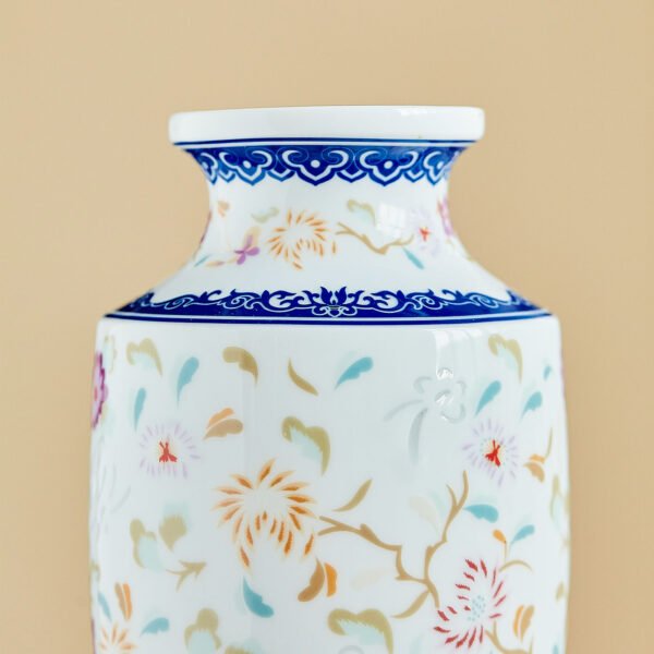 Butterfly and Flower Exquisite Vase