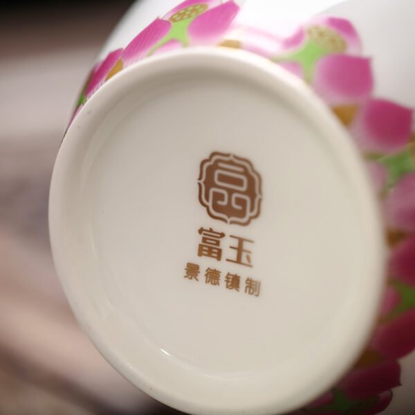 Bat and Peach Exquisite Vase