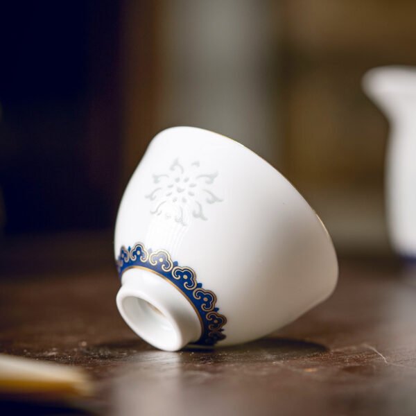 细节图6 10-Piece Good Fortune Lotus Tea Set