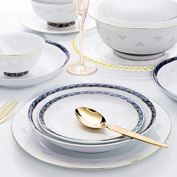 Brocade Blue Tableware