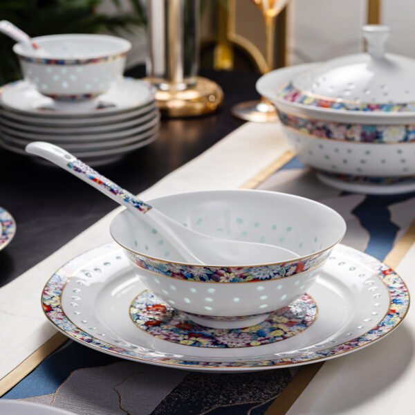 细节图7 Ten Thousand Flowers Enamel Tableware