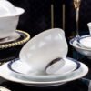Brocade Blue Tableware