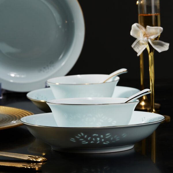 Golden Branch and Jade Leaf Tableware (36-Piece)