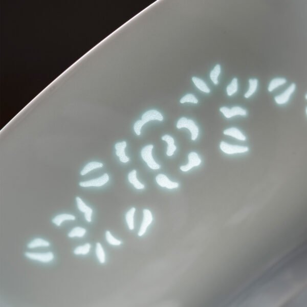 细节图8 Celadon Glaze Jade Peony Tableware