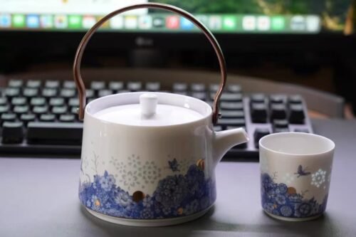 Click to view full screen Floral Spread 5-Piece Tea and Coffee Set photo review